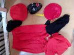 Sinterklaas zwarte piet pak kleding muts pietenpak, Diversen, Sinterklaas, Ophalen of Verzenden, Gebruikt
