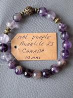 737 edelsteen armband nat. paarse Auraliet 23 - 10mm Canada, Paars, Nieuw, Ophalen of Verzenden, Elastiek