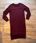 Object bordeaux rode winterjurk maat S (ZGAN), Kleding | Dames, Jurken, Object, Ophalen of Verzenden, Zo goed als nieuw, Knielengte