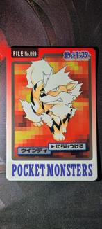 Arcanine No. 059 - Pocket Monsters kaart, Hobby en Vrije tijd, Verzamelkaartspellen | Pokémon, Ophalen of Verzenden, Zo goed als nieuw