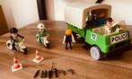 Vintage Playmobil! Politie auto, politie motor., Complete set, Gebruikt, Ophalen of Verzenden