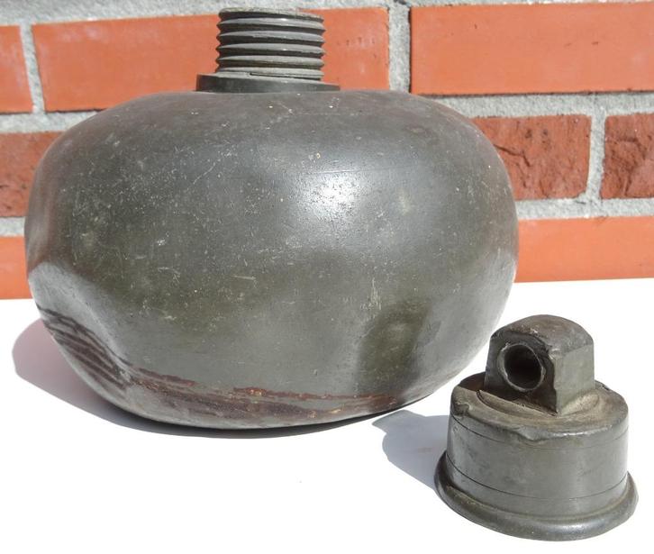 kruik, zowel van tin als van koper, waterkruik, warmte kruik, Antiek en Kunst, Antiek | Koper en Brons, Koper, Ophalen