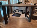 Houten Bartafel - Donkerbruin/Zwart - 180x100cm, Ophalen