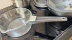 Te koop een mooie en niet veel gebruikte steelpan,, Ophalen of Verzenden, Zo goed als nieuw, Rvs, Pannenset