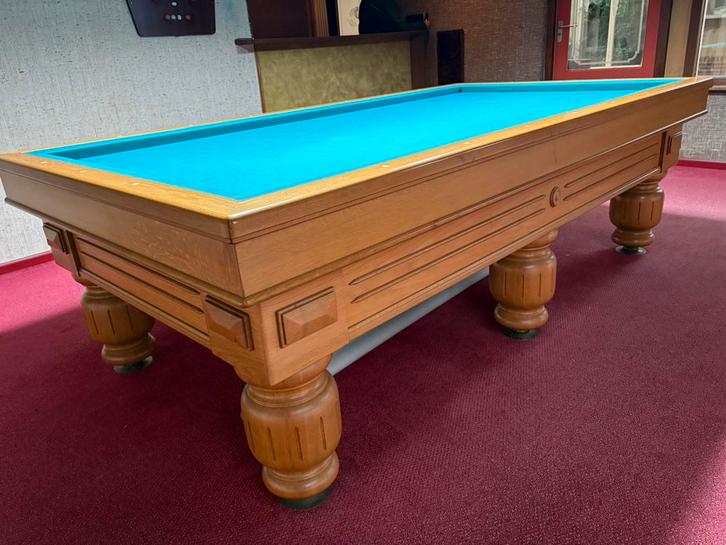 Verhoeven Leopold III 230 x 115 ( incl plaatsing), Sport en Fitness, Biljarten en Poolen, Zo goed als nieuw, Biljarttafel, Ophalen