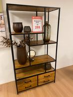 Boekenkast / wandkast apache (mangohout), Ophalen, Zo goed als nieuw, Minder dan 150 cm, 150 tot 200 cm