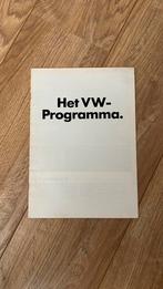 VW programma 1972   Karmann Ghia Kever etc, Boeken, Ophalen of Verzenden