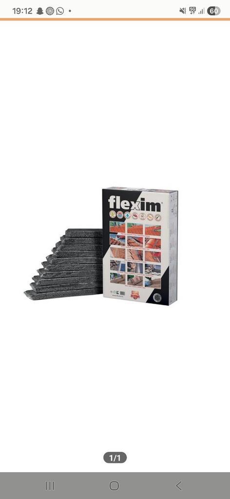 Flexim Dakmortel - 10 stuks zwart, Doe-het-zelf en Verbouw, Dakpannen en Dakbedekking, Nieuw, Overige typen, Steen of Klei, Zwart