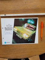 Folder SUNBEAM CHAMOIS, Boeken, Auto's | Folders en Tijdschriften, Ophalen of Verzenden, Overige merken, Onbekend, Gelezen