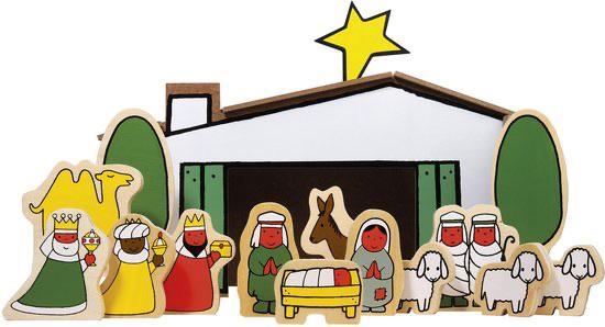 Kerststal Dick Bruna hout, Diversen, Kerst, Ophalen of Verzenden