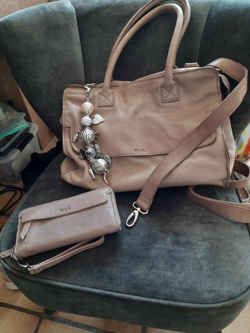 Mooie leren shopper van MyK. NU met gratis portemonnee, Sieraden, Tassen en Uiterlijk, Tassen | Damestassen, Gebruikt, Shopper