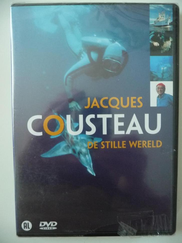 G44: Jacques Cousteau De stille wereld (in plastic), Cd's en Dvd's, Dvd's | Documentaire en Educatief, Nieuw in verpakking, Natuur