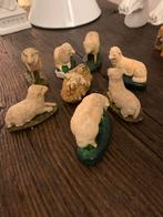 Kerst kribje en schaapjes, Ophalen of Verzenden, Gebruikt