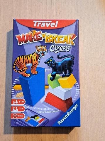 Make 'n' Break circus, Travel, Ravensburger, gezelschapspel beschikbaar voor biedingen