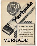 U proeft het direct dat VERKADE Chocolade reep lekker is 5ct, Verzamelen, Verzenden, Zo goed als nieuw, Overige typen