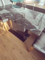 Eettafel met 4 stolen, Huis en Inrichting, Tafels | Eettafels, 50 tot 100 cm, 100 tot 150 cm, Gebruikt, Ophalen of Verzenden