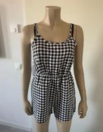 Shein Jumpsuit geblokt maat S, Kleding | Dames, Jumpsuits, Verzenden, Zwart, Zo goed als nieuw, Maat 36 (S)