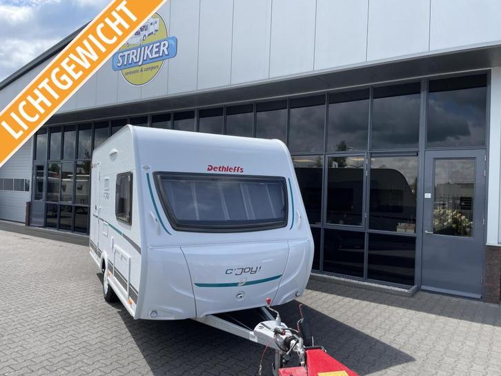Dethleffs C'Joy 390 QSH Bed + Zit + WC 865KG Bj 2019 #Netjes, Caravans en Kamperen, Caravans, Bedrijf, tot en met 3, 750 - 1000 kg