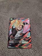 Dragonball super kaart ss vegeks mastery merged foil, Ophalen of Verzenden, Zo goed als nieuw, Losse kaart, Foil