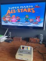 Super Nintendo (SNES)  + 2 Games, Spelcomputers en Games, Spelcomputers | Nintendo Super NES, Ophalen, Gebruikt, Zonder controller