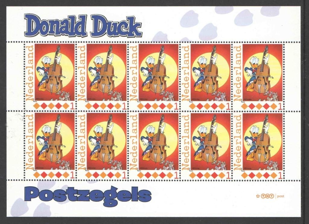 Postzegels Donald Duck, Ontdek Duckstad: Vel 27, Postzegels en Munten, Ophalen of Verzenden, Na 1940, Postfris