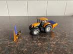 Siku 2940 traktor mit raumschild und salzstreuer, Hobby en Vrije tijd, Modelauto's | 1:50, Ophalen of Verzenden, Zo goed als nieuw