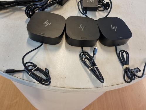 HP DOCKING STATION G5 USB-C met adapter (3x beschikbaar), Computers en Software, Dockingstations, Zo goed als nieuw, Docking station