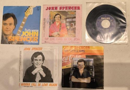 John Spencer - 5 singles, Cd's en Dvd's, Vinyl Singles, Gebruikt, Single, Nederlandstalig, 7 inch, Verzenden