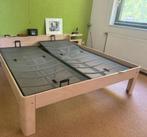 Auping auronde 2 persoons 200 x 180 cm blank eiken topstaat, Huis en Inrichting, Gebruikt, Tweepersoons, Ophalen of Verzenden
