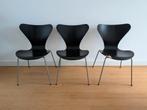 Arne Jacobsen Vlinderstoel Fritz Hansen - Eetkamerstoel - 3x, Ophalen, Gebruikt