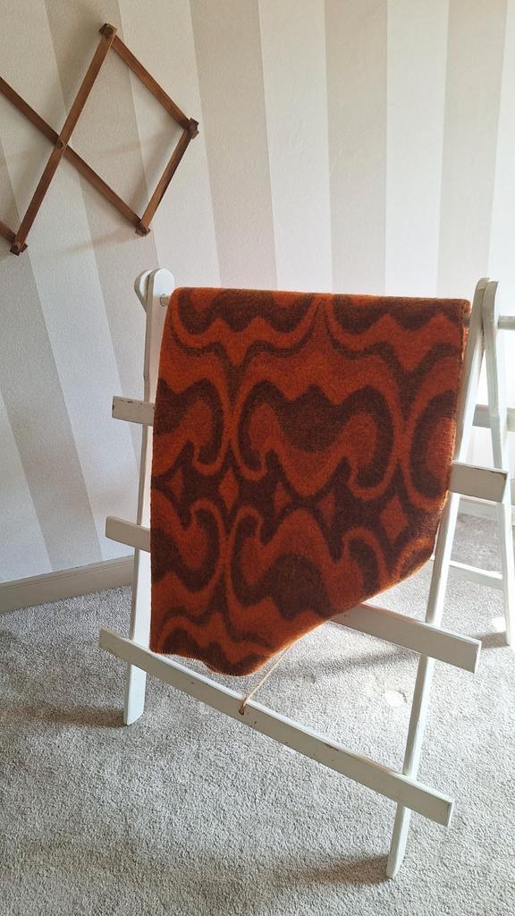 Wollen retro/vintage oude deken., Huis en Inrichting, Woonaccessoires | Plaids en Woondekens, Gebruikt, Ophalen