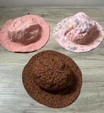 Zonnehoedje Hema mt 98/104 3x, Kinderen en Baby's, Kinderkleding | Petten en Hoeden, Meisje, Hoed, Ophalen of Verzenden, Zo goed als nieuw