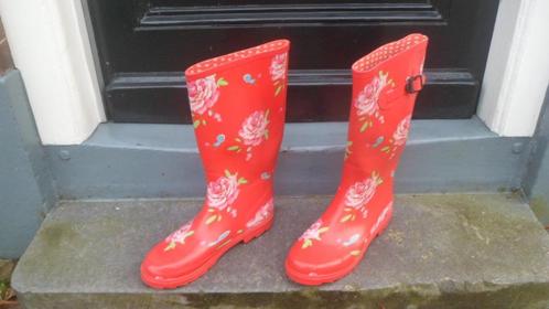 Nieuwe regenlaarzen mt. 40 laarzen tuinlaarzen bloemen roosR, Tuin en Terras, Werkkleding, Nieuw, Dames, Laarzen, Ophalen of Verzenden