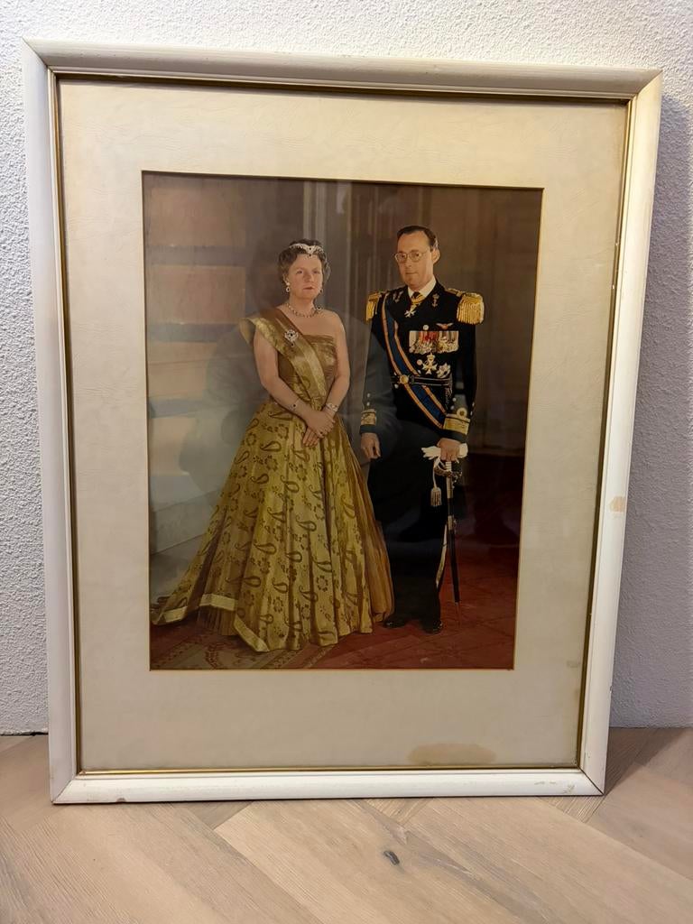Staatsieportret juliana en Bernhard, Ophalen of Verzenden