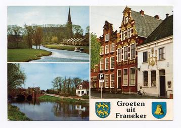 Groeten uit Franeker - gebouwen kerk brug beschikbaar voor biedingen