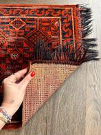 Vloerkleed loper persianlook orange & blue vintage, Ophalen of Verzenden, Rechthoekig, 200 cm of meer, 50 tot 100 cm