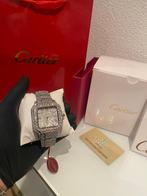 Iced Out Cartier Santos 41-mm UITVERKOOP!!!!, Overige merken, Staal, Staal, Polshorloge