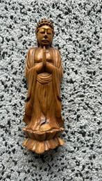 Beeld Mandalay Boeddha hout 30cm, Ophalen of Verzenden