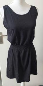 (JU02) Jurk – Zwarte eenvoudige zomerjurk, George - 38, Maat 38/40 (M), Zwart, Ophalen of Verzenden, Zo goed als nieuw