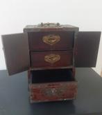 Antiek Houten Kabinetje met Lades, Antiek en Kunst, Ophalen of Verzenden