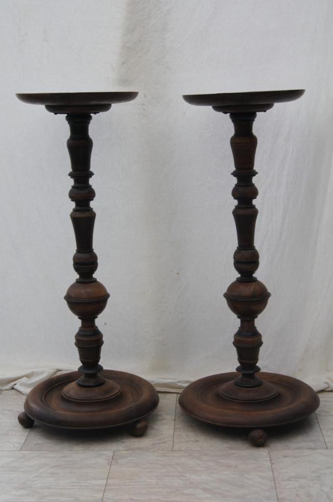 Planten tafels  Set van 2   ( Antiek, Antiek en Kunst, Kunst | Beelden en Houtsnijwerken, Ophalen of Verzenden