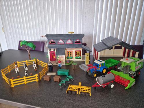 Playmobil Mega boerderij set 4055 (nieuwstaat) met bouwinstr, Kinderen en Baby's, Speelgoed | Playmobil, Nieuw, Complete set, Ophalen of Verzenden