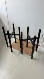 2 plantenpot houder metaal, Ophalen, Minder dan 60 cm, Vierkant, Zo goed als nieuw