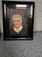 portret schilderij van een dame., Antiek en Kunst, Ophalen
