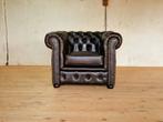 Nieuwe Chesterfield fauteuil direct leverbaar, Huis en Inrichting, Fauteuils, Nieuw, Leer, Ophalen of Verzenden, 75 tot 100 cm