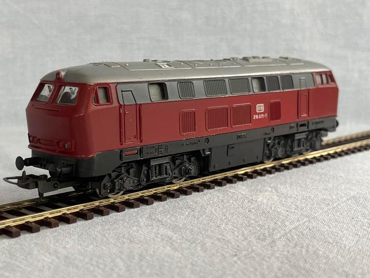 Lima 1630 DB dieselloc BR 216, Hobby en Vrije tijd, Modeltreinen | H0, Gebruikt, Locomotief, Gelijkstroom, Lima, Analoog, Ophalen of Verzenden