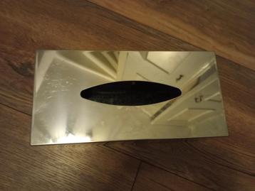 Tissuehouder of billendoekjeshouder rvs.  beschikbaar voor biedingen