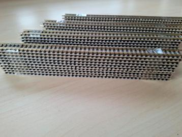 Fleischmann Piccolo 9100 Rails - 222mm met Bedding beschikbaar voor biedingen