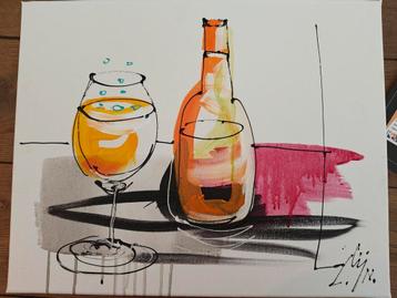 schilderij wijn beschikbaar voor biedingen