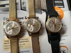 3 x Lings chronostop 1960 vintage, Sieraden, Tassen en Uiterlijk, Horloges | Antiek, Ophalen of Verzenden, Staal, Overige merken